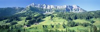 Switzerland, Emmental, High angle view of a farmland Fine Art Print
