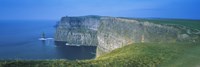 Rock formations at the coast, Cliffs Of Moher, The Burren, County Clare, Republic Of Ireland Fine Art Print