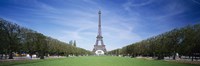 The Eiffel Tower from a Distance, Paris, France Fine Art Print