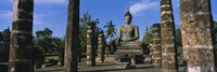 Temple, Wat Mahathat, Sukhothai, Thailand Fine Art Print