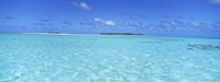 Island in the ocean, Maina, Cook Islands Fine Art Print