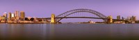 Bridge at dusk, Sydney Harbor Bridge, Sydney, New South Wales, Australia Fine Art Print