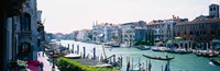 Boats and Gondolas, Grand Canal, Venice, Italy Fine Art Print