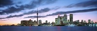 Toronto Skyline from the lake, Ontario Canada Fine Art Print