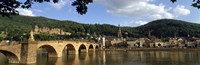 Bridge across a river, Heidelberg Germany Fine Art Print