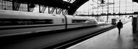 Train leaving a Station, Cologne, Germany Fine Art Print
