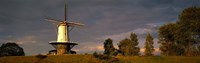Windmill Veere Nordbeveland The Netherlands Fine Art Print