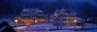 Christmas Lights, Hohen-Schwangau, Germany Fine Art Print