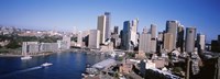 Skyscrapers in a city, Sydney, New South Wales, Australia Fine Art Print