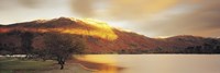 Sunlight On Mountain Range, Ullswater, Lake District, Great Britain, United Kingdom Fine Art Print