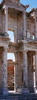Turkey, Ephesus, facade of library ruins Fine Art Print