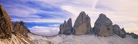 Dolomites Alps with snow, Italy by Panoramic Images - 36" x 12"