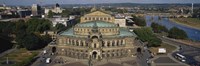 High Angle View Of An Opera House, Semper Opera House, Dresden, Germany Fine Art Print