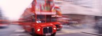 Double Decker Bus, London, England, United Kingdom Fine Art Print