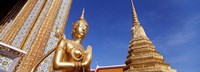 Wat Phra Kaeo Statue, Grand Palace, Bangkok, Thailand Fine Art Print