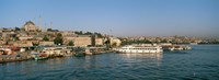 Buildings at the waterfront, Istanbul, Turkey Fine Art Print