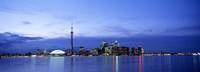 Buildings at the waterfront, CN Tower, Toronto, Ontario, Canada Fine Art Print