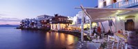 Waterfront View of Mykonos, Greece Fine Art Print