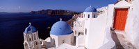 Church in a city, Santorini, Cyclades Islands, Greece Fine Art Print