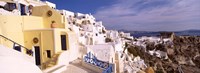 Buildings in a city, Santorini, Cyclades Islands, Greece Fine Art Print