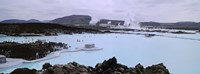 People In The Hot Spring, Blue Lagoon, Reykjavik, Iceland Fine Art Print