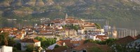 Croatia, Korcula, Korcula Island, City on the waterfront Fine Art Print