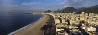 High Angle View Of The Beach, Copacabana Beach, Rio De Janeiro, Brazil Fine Art Print
