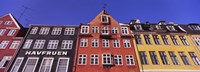 Low Angle View Of Houses, Nyhavn, Copenhagen, Denmark Fine Art Print