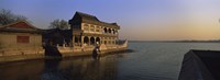 Marble Boat In A River, Summer Palace, Beijing, China Fine Art Print