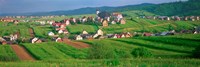 High angle view of houses in a field, Tatra Mountains, Slovakia by Panoramic Images - various sizes