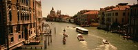 High angle view of boats in water, Venice, Italy Fine Art Print