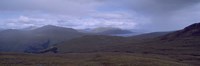 Cloudy Sky Over Hills, Blackwater Reservoir, Scotland, United Kingdom Fine Art Print