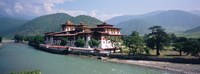Palace On A Riverbank, Punakha Dzong, Punakha, Bhutan Fine Art Print