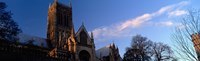 High Section View Of A Cathedral, Lincoln Cathedral, Lincolnshire, England, United Kingdom Fine Art Print