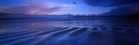 Sand Ridges Near A Bay, Filey Bay, Yorkshire, England, United Kingdom Fine Art Print