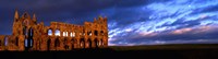 Ruins Of A Church, Whitby Abbey, Whitby, North Yorkshire, England, United Kingdom Fine Art Print