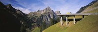 Mountain Pass Bridge, Austria Fine Art Print