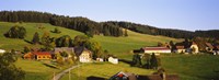 High Angle View Of A Village, Black Forest, Baden-Wurttemberg, Germany Fine Art Print