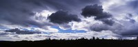 Clouds over a landscape, Iceland Fine Art Print