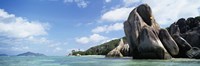 Rocks on Anse Source D'argent Beach, La Digue Island, Seychelles by Panoramic Images - 36" x 12", FulcrumGallery.com brand