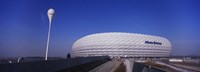 Soccer stadium in a city, Allianz Arena, Munich, Bavaria, Germany Fine Art Print