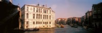 Sun lit buildings, Grand Canal, Venice, Italy Fine Art Print