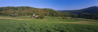 Farmhouse in Field, Vermont by Panoramic Images - 36" x 12"