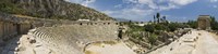 High angle view of the old ruins of an amphitheater, Myra, Lycia, Antalya Provence, Turkey Fine Art Print