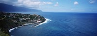 High angle view of an island, Ponta Delgada, Madeira, Portugal Fine Art Print