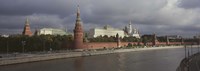 Buildings along a river, Grand Kremlin Palace, Moskva River, Moscow, Russia Fine Art Print
