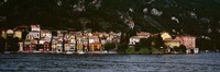 Buildings at the lakeside viewed from a ferry, Varenna, Lake Como, Lecco, Lombardy, Italy by Panoramic Images - 36" x 12"