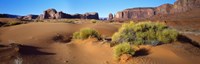 Wide angle view of Monument Valley Tribal Park, Utah, USA Fine Art Print