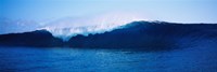 Waves in the ocean, Tahiti, French Polynesia Fine Art Print