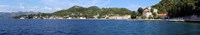 Buildings at the waterfront, Adriatic Sea, Lopud Island, Dubrovnik, Croatia by Panoramic Images - 36" x 12"